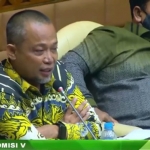 H. Syafiuddin saat hearing dengan Ditjen Cipta Karya di Gedung Komisi V DPR RI.