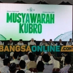 Musyawarah Kubro dalam rangka meneguhkan keutuhan Jam’iyyah NU di Ponpes Lirboyo, Kota Kediri. Foto: MUJI HARJITA/BANGSAONLINE 