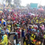 Ratusan Penggowes saat hadiri Jelajah Desa Poncokusumo yang digelar oleh SCC Malang. 