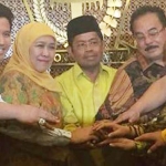 Khofifah-Emil usai menerima rekom dari DPP Partai Golkar. foto: ist