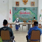 Sosialisasi PMA Nomor 29 Tahun 2019 tentang Majelis Taklim yang digelar di Gedung PLHUT Kemenag Tuban, Senin (29/3/2021). (foto: ist)