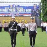 Apel gelar pasukan Operasi Zebra Semeru 2025 di Mapolres Madiun.