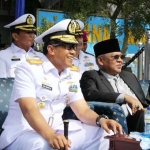 Kolonel Laut Edi Krisna Murti Komandan Baru Lanal Malang dan Bupati Malang.