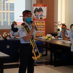 Jajaran Kantor Imigrasi Kediri saat mengikuti On Desk Evaluation oleh Tim Penilai Internal (TPI) dari Inspektorat Jenderal Kementerian Hukum dan HAM RI. (foto: ist).