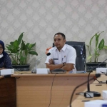 Kepala Bagian Administrasi Perekonomian, Tetuko Erwin Sukarno, saat memberi pemaparan. Foto: Ist
