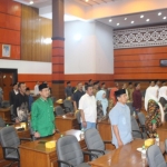 Paripurna internal pengumunan calon pimpinan DPRD Pasuruan.