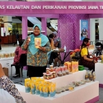 Stan Dinas Ketahanan Pangan dan Pertanian Kota Kediri pada Gelar Produk di Kediri Town Square, Rabu, (21/10). foto: ist/ bangsaonline.com