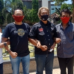Aktivis Formasi Kasih (dari kiri) Hanan, Lujeng, Totok, dan Yono. (foto: ist).
