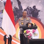 Kapolda Jatim saat memberi sambutan.