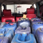  Barang bukti solar subsidi yang di timbun oleh pelaku
