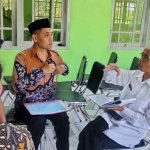 Koordinasi teknis antara perwakilan Kemenag dan Kantah Kabupaten Pasuruan.