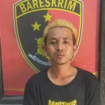 Tampang pelaku saat diamankan di Polsek Pandaan