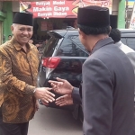 Ketua KPK Agus Rahardjo hadir di Musayawara Besar 1 Asschol dalam rangka memberikan seminar "Pencegah Korupsi melalui Pesan Pondok Pesantren" Sabtu (31/3). 