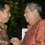 Presiden Jokowi dan Presiden SBY tampak akrab saat pertemuan di Bali. Foto:  indonesia-baru.liputan6.com