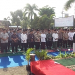 Kegiatan istighosah di Mapolres Pacitan.