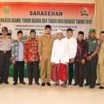 FKUB bersama Plt Wali Kota Pasuruan Raharto Teno Prasetyo dan Forkopimda usai sarasehan.