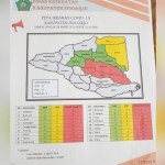 Peta sebaran ODP dan PDP virus Corona di Sidoarjo.