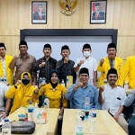 Pengurus DPD Golkar Sidoarjo saat bersama PCNU Sidoarjo. Foto: Ist