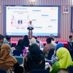 Sekretaris Jenderal (Sekjen) Kementerian ATR/BPN, Pudji Prasetijanto, saat membuka bimtek.