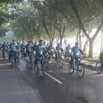 Gowes bareng dipimpin langsung Panglima.