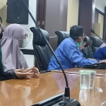 Sejumlah pedagang Pasar Gondanglegi saat ikut audiensi dengan dewan dan disperindag.