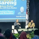 Acara Ngopi Bareng KPU Madiun dengan Wali Kota.