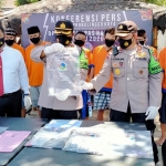 Konferensi Pers Operasi Tumpas Semeru 2020 Polres Probolinggo Kota. (foto: ist).