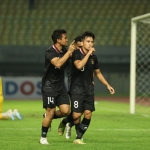 Witan Sulaeman cetak gol pembuka bagi Timnas Indonesia.