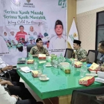 Direktur Utama Bank BPR UMKM Jatim saat bersilaturahmi ke Baznas Jatim.
