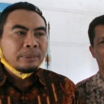 Ketua LSAJ Kediri Raya, Ahmad Sholeh (kiri) bersama Ketua Koperasi Sri Aji Joyoboyo, Totok Rahardianto. (foto: ist.)