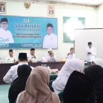 Anggota Komisi V DPR RI, Syafiuddin, saat menggelar sosialisasi 4 pilar kebangsaan bersama kader-kader PKB di Bangkalan.