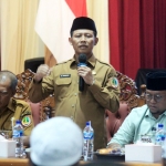 Wakil Wali Kota Pasuruan, M.Nawawi saat memimpin kegiatan sosialisasi