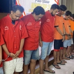 Para pelaku pencurian motor yang telah diamankan polsek jajaran Polrestabes Surabaya, Selasa (11/5/2024).