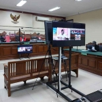 Suasana saat sidang lanjutan mantan Kades Kemaduh.