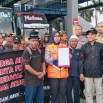 Aksi damai warga Arjosari tolak aksi premanisme. Foto: Ist.