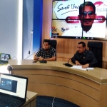 Seminar teleconference menyikapi pandemik Covid-19 yang digelar HIPMI dan IAIN Jember yang dipusatkan di kantor Bakorwil Pemprov Jatim di Jember.