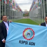 William Yani Wea dan Tonny Pangaribuan delegasi KSPSI ATUC yang dipimpin Andi Gani Nena Wea