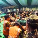 Kericuhan Muktamar NU ke-33 di alun-alun Jombang saat pembahasan tatib.