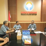 Kepala Kanwil Kemenkumham Jatim, Heni Yuwono, saat berkunjung ke Kantor Ombudsman RI Perwakilan Jatim.