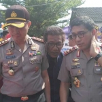 Irjen Pol Machfud Arifin (kanan) lakukan kunker di Bojonegoro. (foto: eky nurhadi/ BANGSAONLINE)