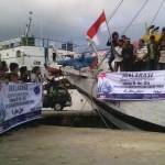 Sebagian masyarakat saat mendeklarasikan kabupaten kepulauan Sumenep. foto: rahmatullah/ BANGSAONLINE