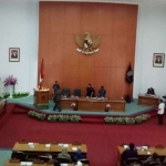 ?Suasana saat sidang paripurna berlangasung. 