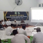 Hisan Cabang Surabaya saat menggelar raker di Balai RW 05 Simolawang, Simokerto, Surabaya. Foto: Ist.