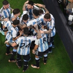 Pemain Argentina akan menghadapi Belanda pada laga perempat final Piala Dunia 2022, Sabtu (10/12). 