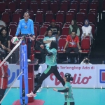 Laga Tim Putri Popsivo Polwan vs TNI AL. Foto: Ist