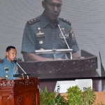 Pangarmada II Laksda TNI Heru Kusmanto saat membuka Latihan Dalam Dinas (LDD) Reformasi Birokrasi Koarmada II tahun 2020.