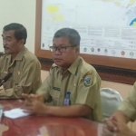 Wakil Bupati Pacitan Yudi Sumbogo saat menyampaikan hasil rapat koordinasi lintas organisasi perangkat daerah (OPD).