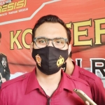 Kasatreskrim Polres Tuban AKP Gananta saat memberikan keterangan persnya.