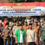 Apel konsolidasi untuk menciptakan Kabupaten Tuban yang aman dan kondusif.