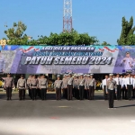 Apel gelar pasukan Operasi Patuh Semeru 2024 di Mapolres Tuban. Foto: Ist.